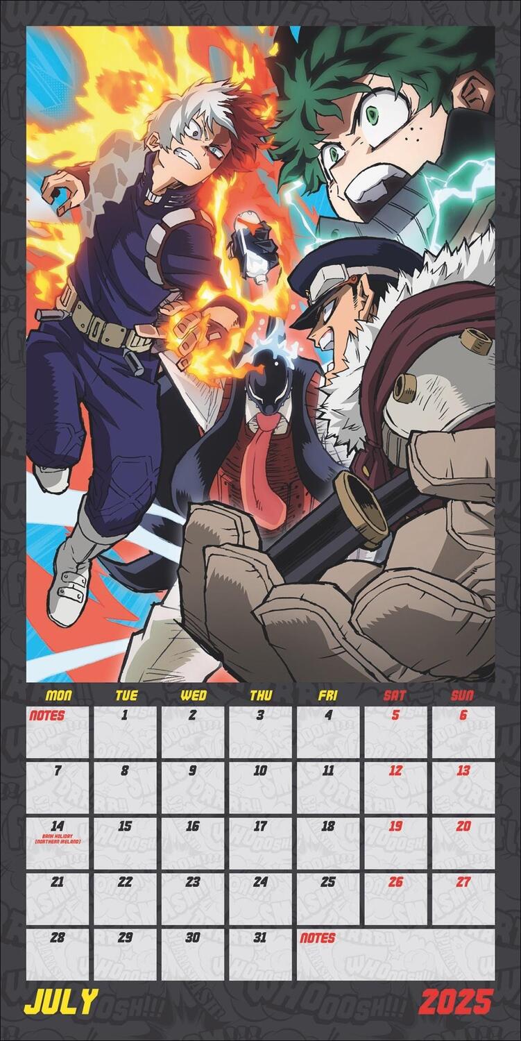 Bild: 9783840196829 | My Hero Academia Broschurkalender 2025 | Kalender | Danilo | 28 S.