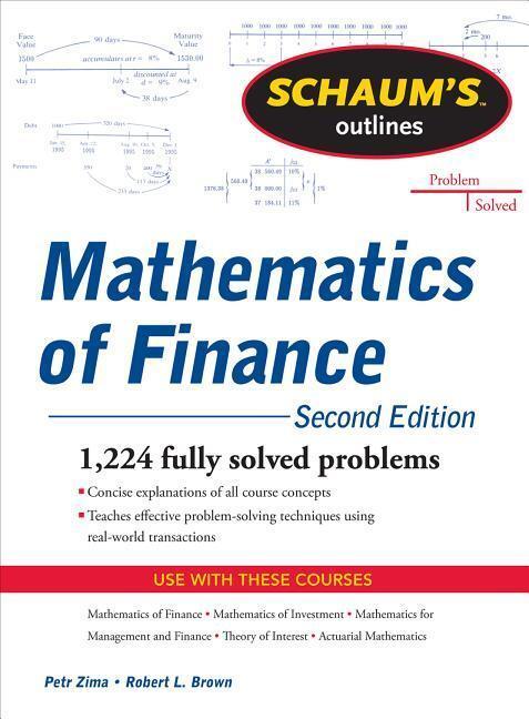 Cover: 9780071756051 | Schaum's Outline of Mathematics of Finance, Second Edition | Buch