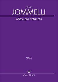 Cover: 9790007240523 | Missa pro defunctis (Klavierauszug) | Requiem | Niccolò Jommelli