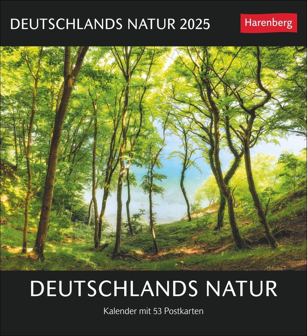 Cover: 9783840035289 | Deutschlands Natur Postkartenkalender 2025 - Kalender mit 53...