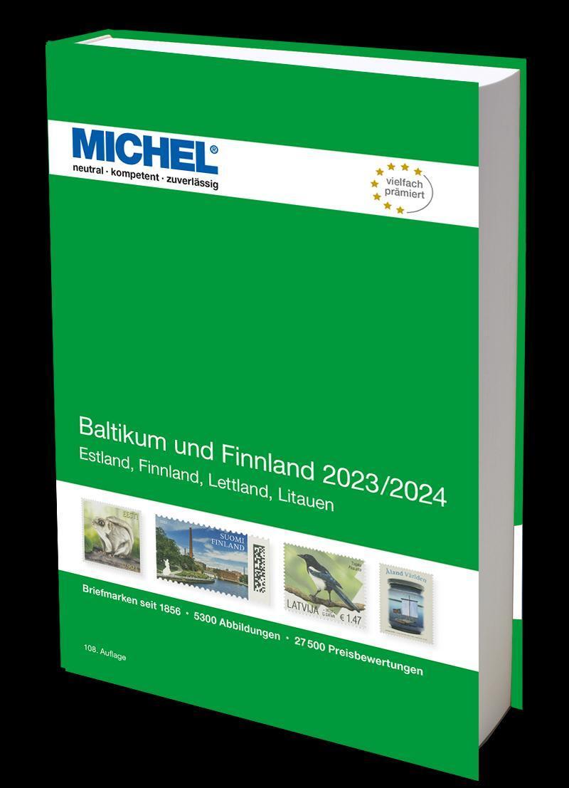 Cover: 9783954024612 | Baltikum und Finnland 2023/2024 | Europa Teil 11 | MICHEL-Redaktion