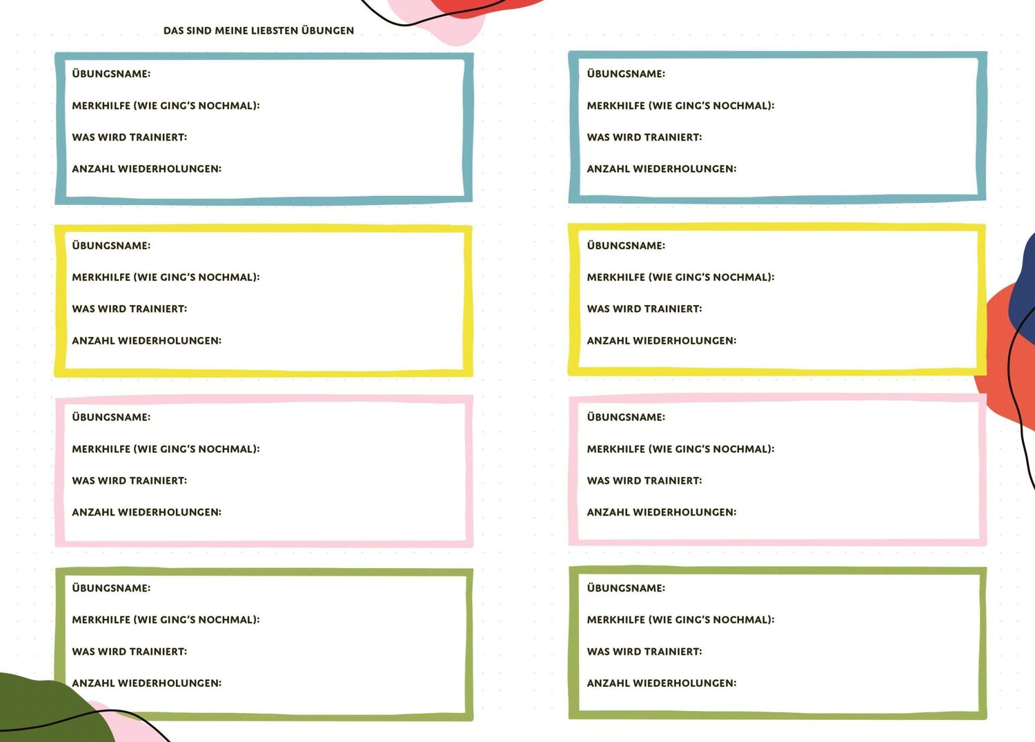 Bild: 9783767912915 | Mein Fitness Bullet Journal. Der Planer für Sport und Achtsamkeit.