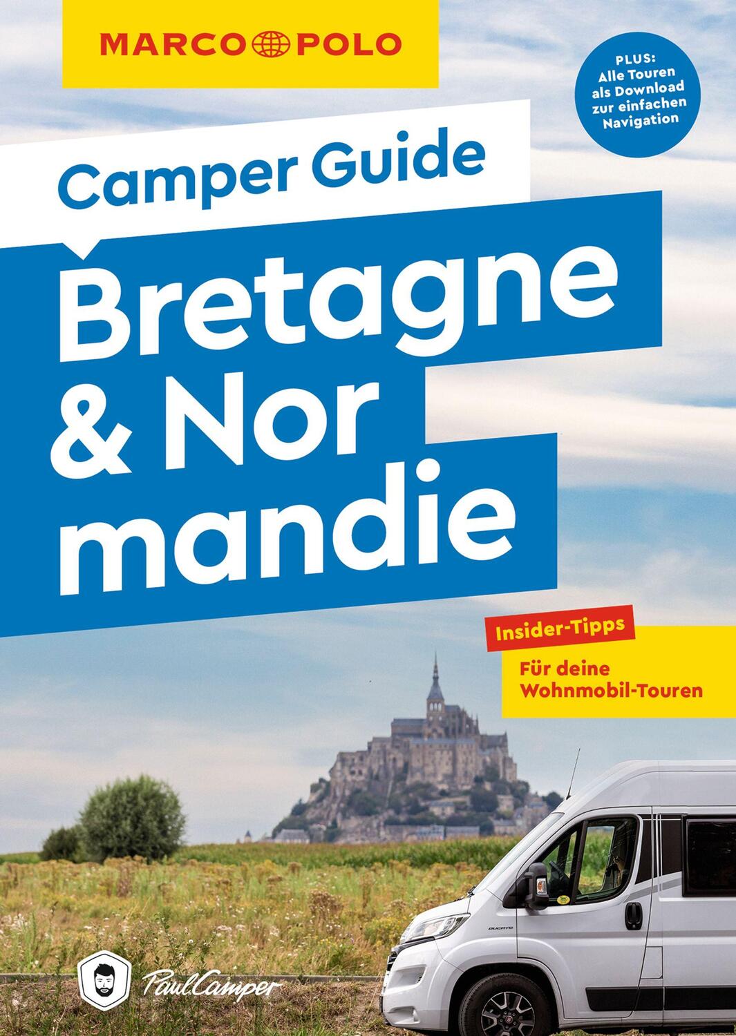 Cover: 9783829731935 | MARCO POLO Camper Guide Bretagne & Normandie | Ralf Johnen | Buch