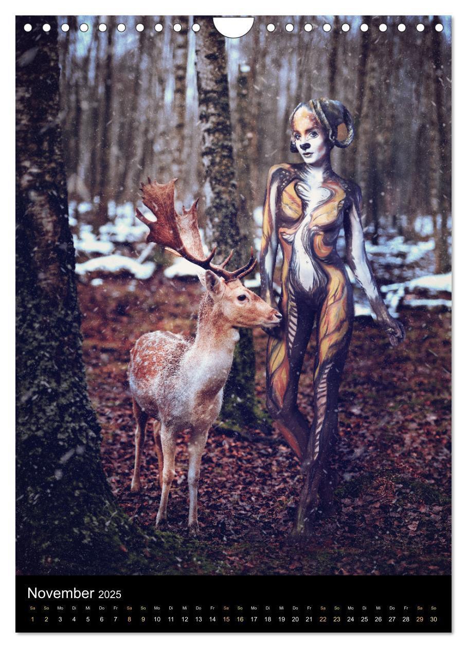 Bild: 9783435915279 | Bodypainting Adventures - Farbe auf nackter Haut (Wandkalender 2025...