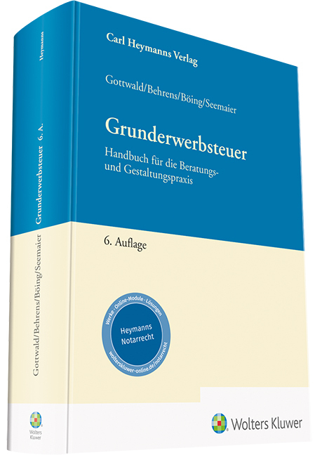 Cover: 9783452290069 | Grunderwerbsteuer | Handbuch für die Gestaltungs- und Beratungspraxis