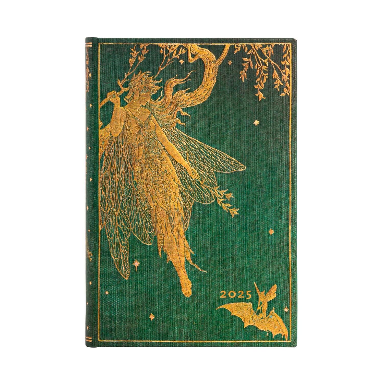 Cover: 9781408755945 | 12-Monatskalender 2025 Olive Fairy, Mini, Tagesüberblick | Paperblanks