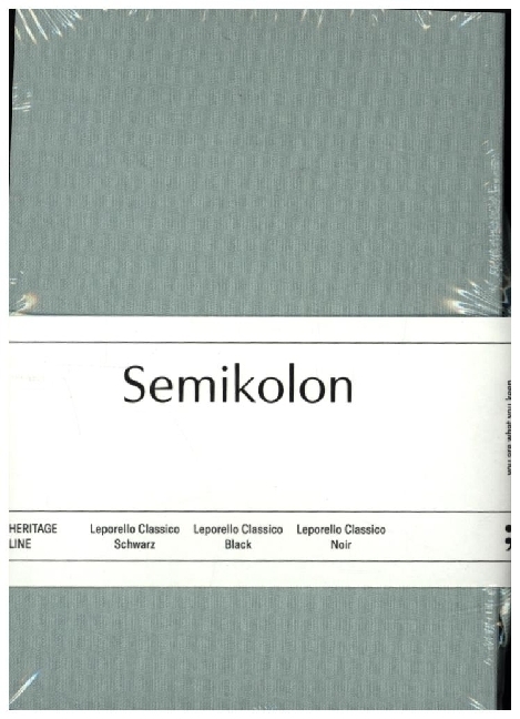 Cover: 4004117571657 | Semikolon Leporello Classico moss | Buch | Mit Stoffschleife | Deutsch