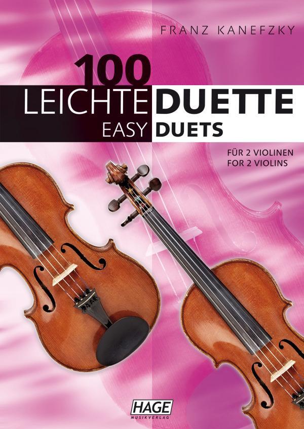 Cover: 9783866262003 | 100 leichte Duette für 2 Violinen | Notenbuch für 2 Violinen | Buch