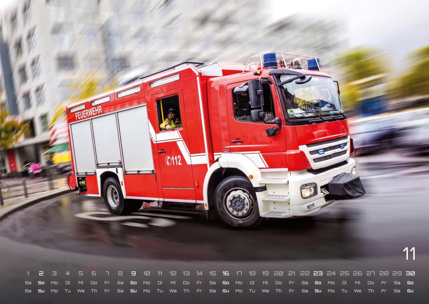 Bild: 9783986733988 | FIREFIGHTER - Retter in der Not - Feuerwehr - 2025 - Kalender DIN A2