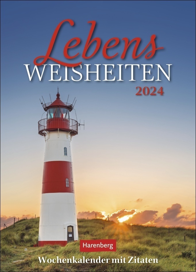 Cover: 9783840031731 | Lebensweisheiten Wochenkalender 2024. Kluge Zitate wöchentlich neu...