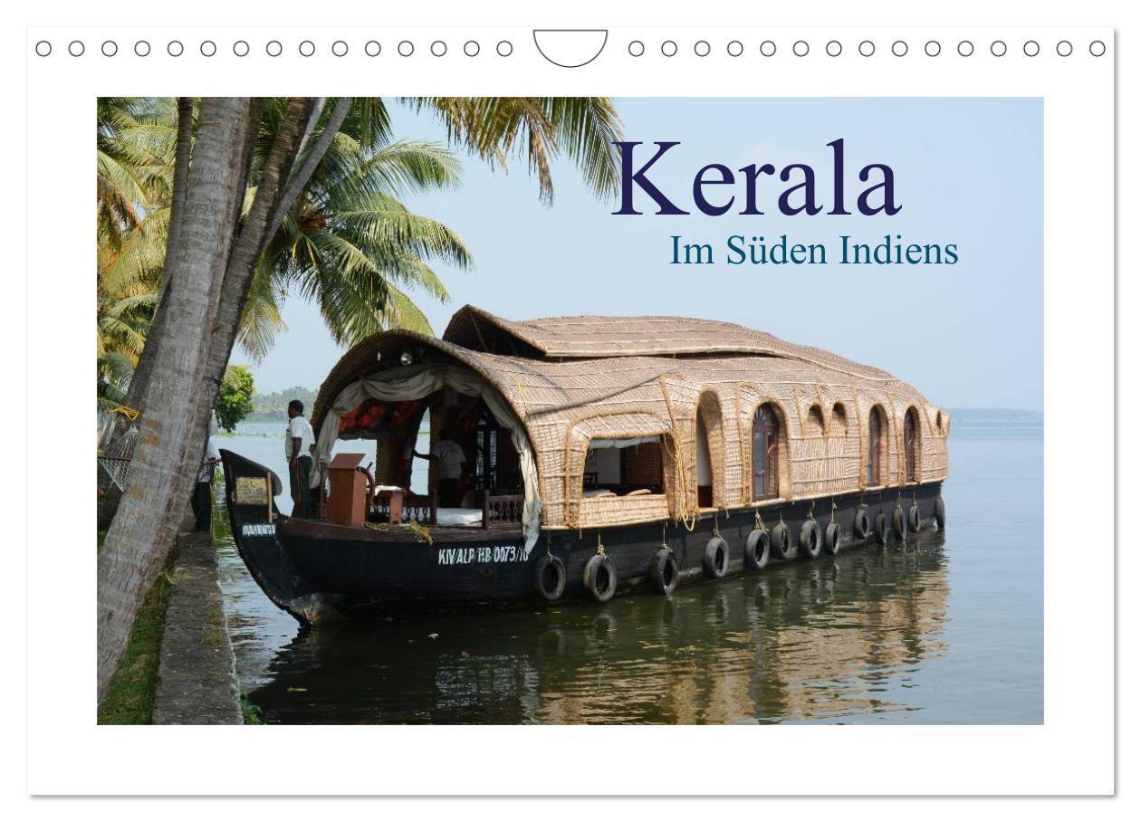 Cover: 9783383525117 | Kerala - Im Süden Indiens (Wandkalender 2024 DIN A4 quer), CALVENDO...