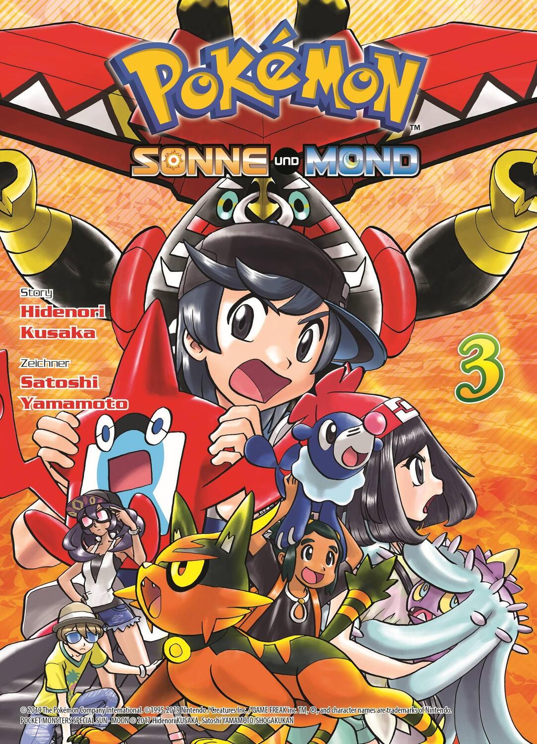 Cover: 9783741612046 | Pokémon - Sonne und Mond | Bd. 3 | Hidenori Kusaka (u. a.) | Buch