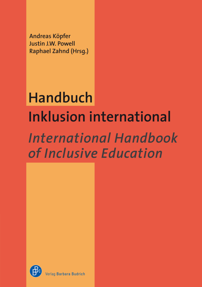Cover: 9783847424468 | Handbuch Inklusion international / International Handbook of...