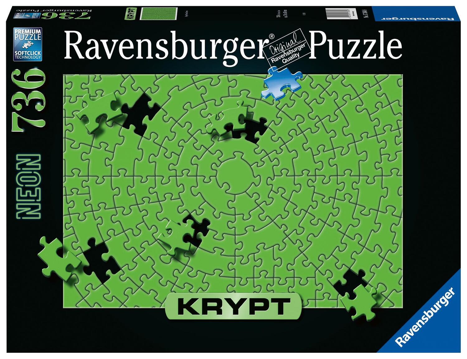 Cover: 4005556173648 | Ravensburger Krypt Puzzle 17364 - Krypt Neon Green - 736 Teile...