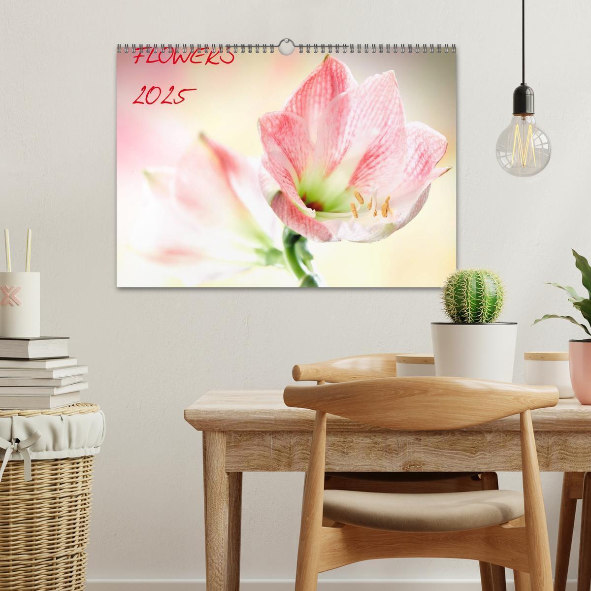 Bild: 9783435770274 | Flowers / 2025 (Wandkalender 2025 DIN A3 quer), CALVENDO...