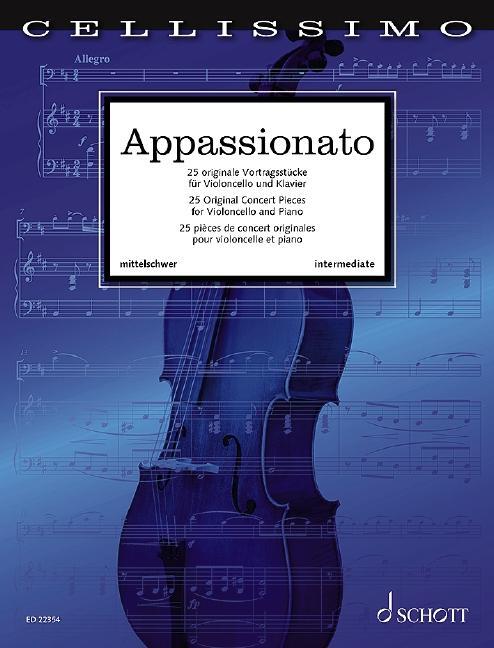 Cover: 9783795711054 | Appassionato | 25 originale Vortragsstücke. Violoncello und Klavier.