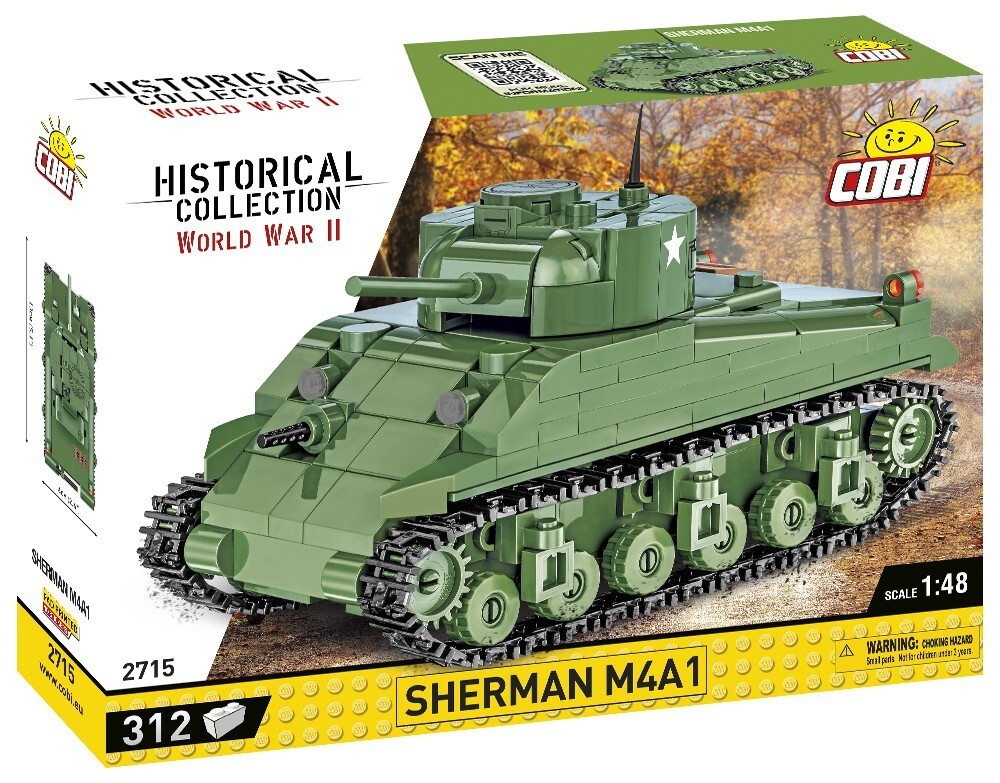 Cover: 5902251027155 | COBI 2715 - Historical Collection, Panzer Sherman M4A1 WWII | 2715
