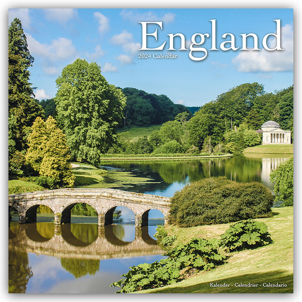 Cover: 9781804601686 | England 2024 - 16-Monatskalender | Avonside Publishing Ltd | Kalender
