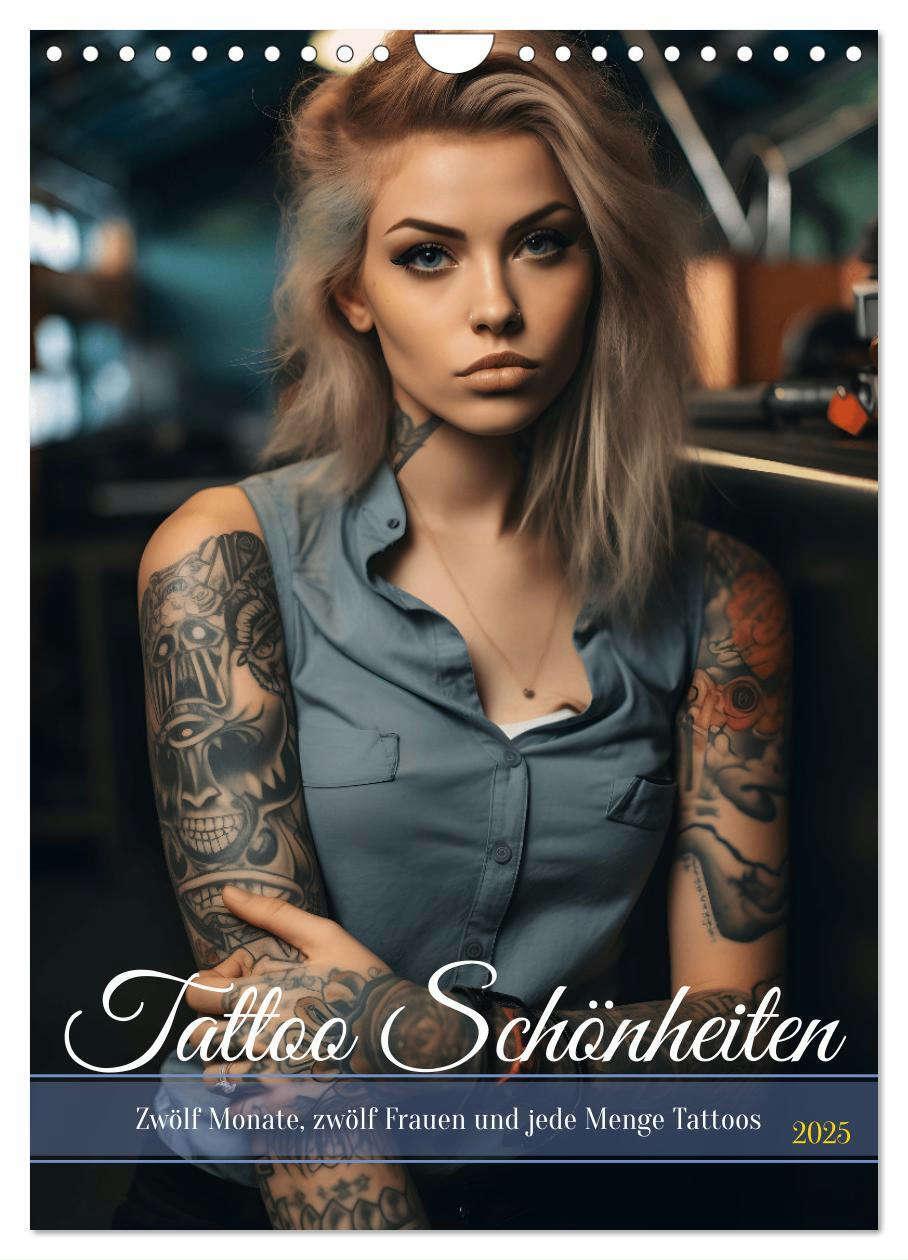 Cover: 9783435848768 | Tattoo Schönheiten - zwölf Monate, zwölf Frauen und jede Menge...