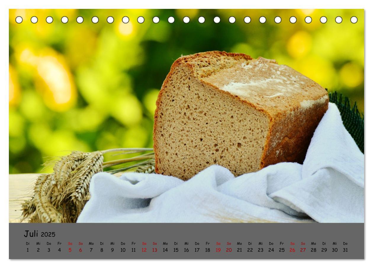 Bild: 9783383989490 | Mein Brotkalender (Tischkalender 2025 DIN A5 quer), CALVENDO...