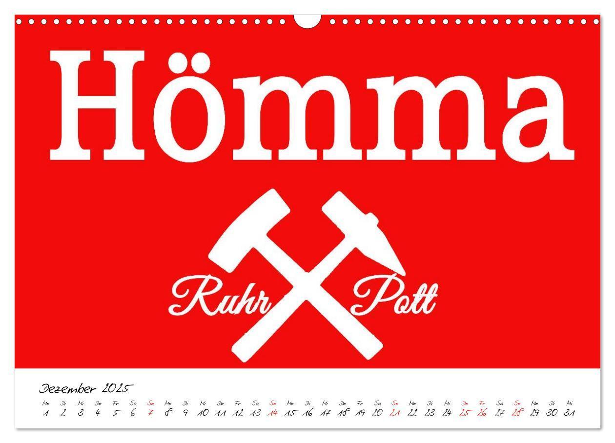 Bild: 9783435488612 | Ruhrpott Vokabeln (Wandkalender 2025 DIN A3 quer), CALVENDO...