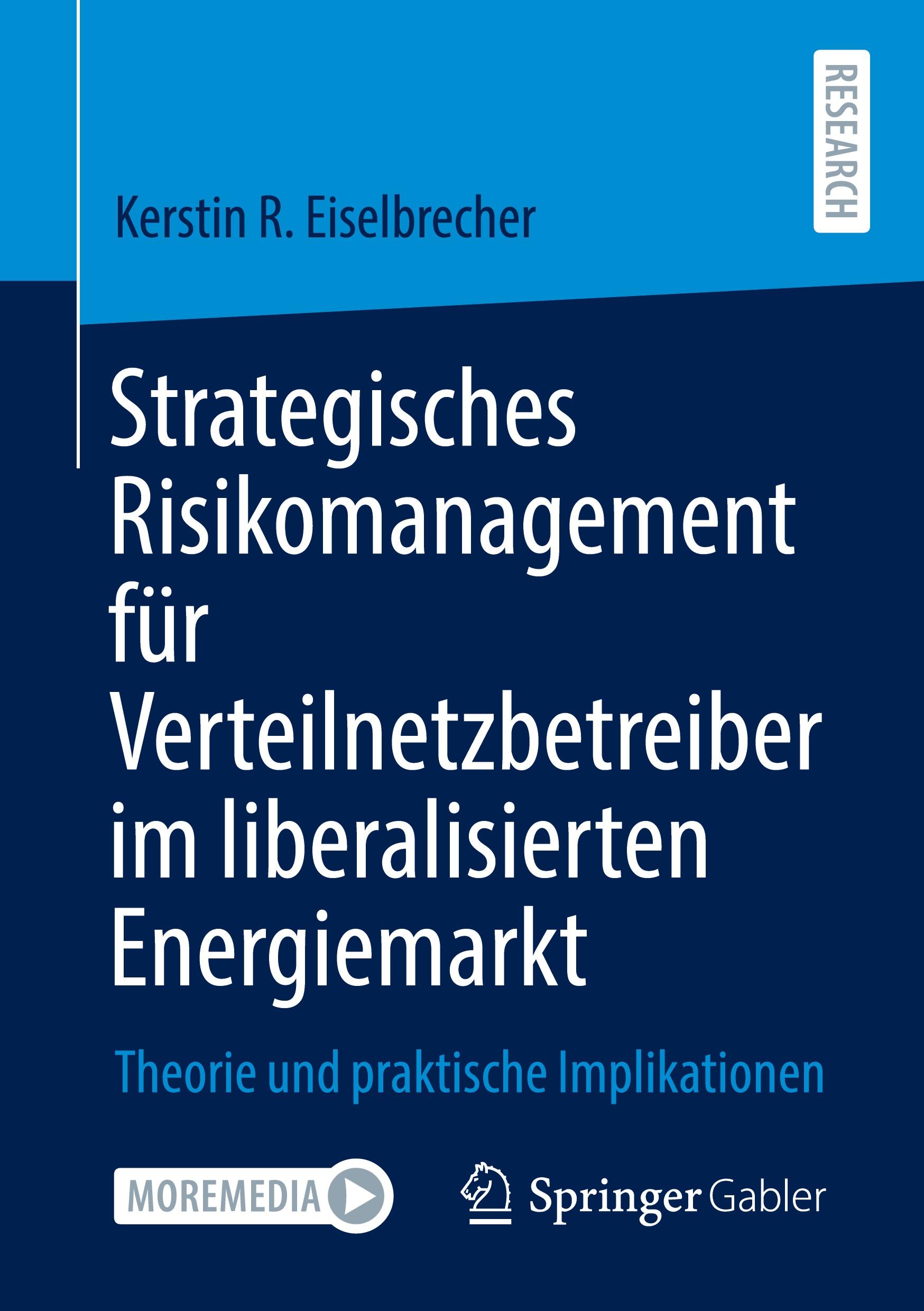 Cover: 9783658316136 | Strategisches Risikomanagement für Verteilnetzbetreiber im...