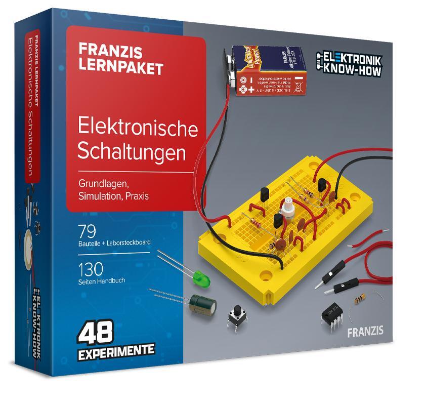 Cover: 4019631671646 | FRANZIS 67164 - Lernpaket Elektronische Schaltungen | Franzis | Stück