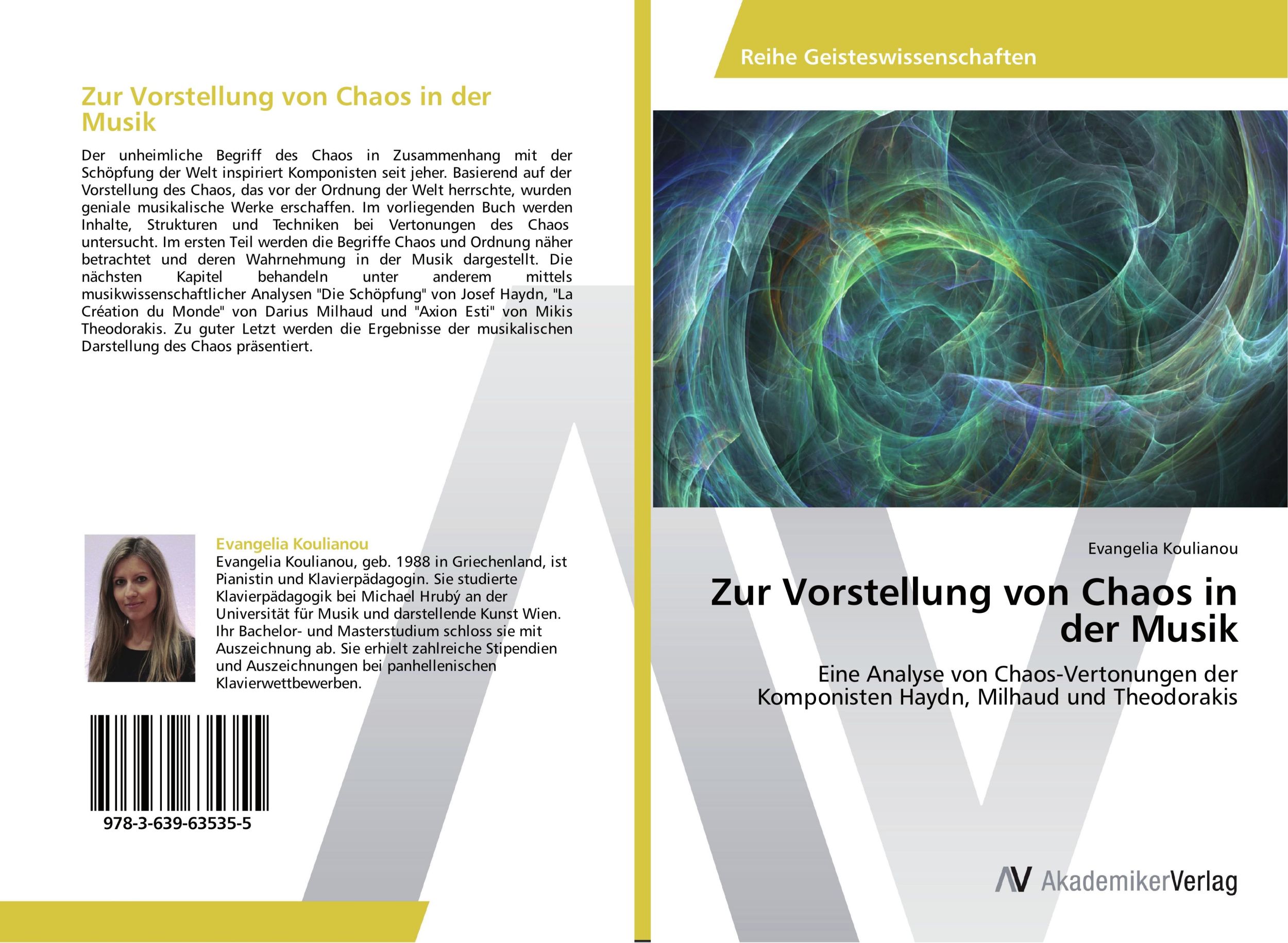 Cover: 9783639635355 | Zur Vorstellung von Chaos in der Musik | Evangelia Koulianou | Buch