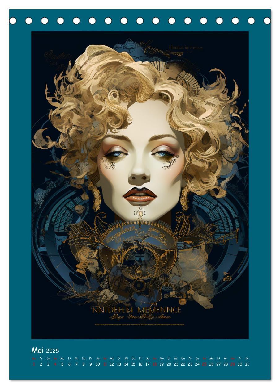 Bild: 9783435858057 | Glanz der Filmdiven. Art Nouveau Paintings im Poster-Stil...