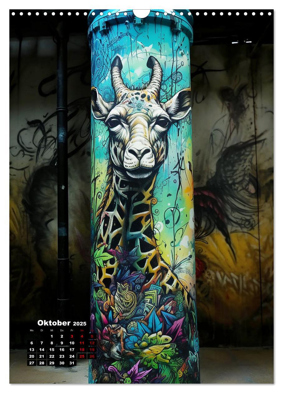 Bild: 9783383808463 | Graffiti Art (Wandkalender 2025 DIN A3 hoch), CALVENDO Monatskalender