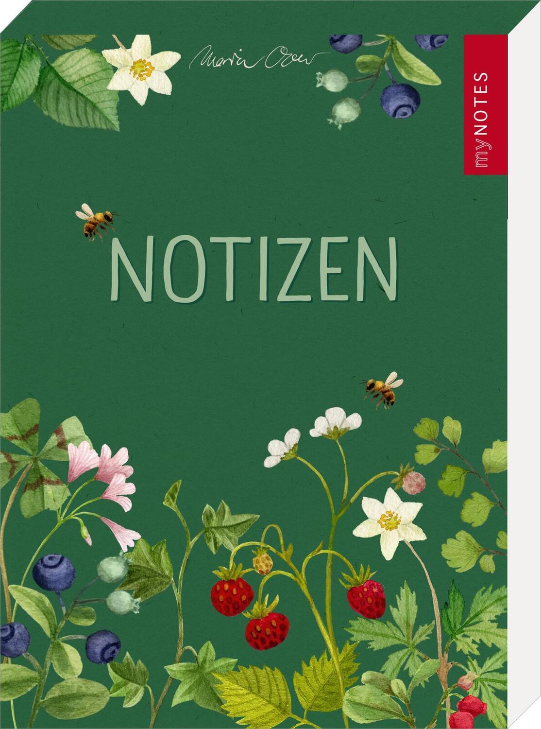 Cover: 4014489131724 | myNOTES Papeterie: Notizblock Naturschätze - Wald &amp; Wildblumen | Buch