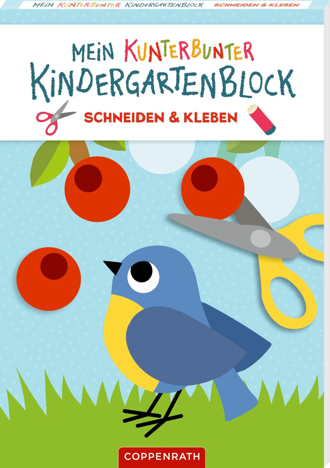 Cover: 9783649642909 | Mein kunterbunter Kindergartenblock | Schneiden & Kleben (Tierkinder)