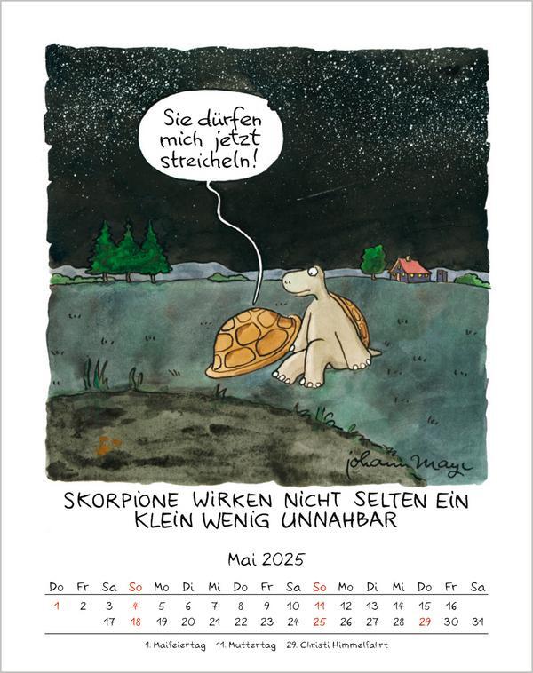 Bild: 9783731876694 | Skorpion 2025 | Verlag Korsch | Kalender | Spiralbindung | 13 S.