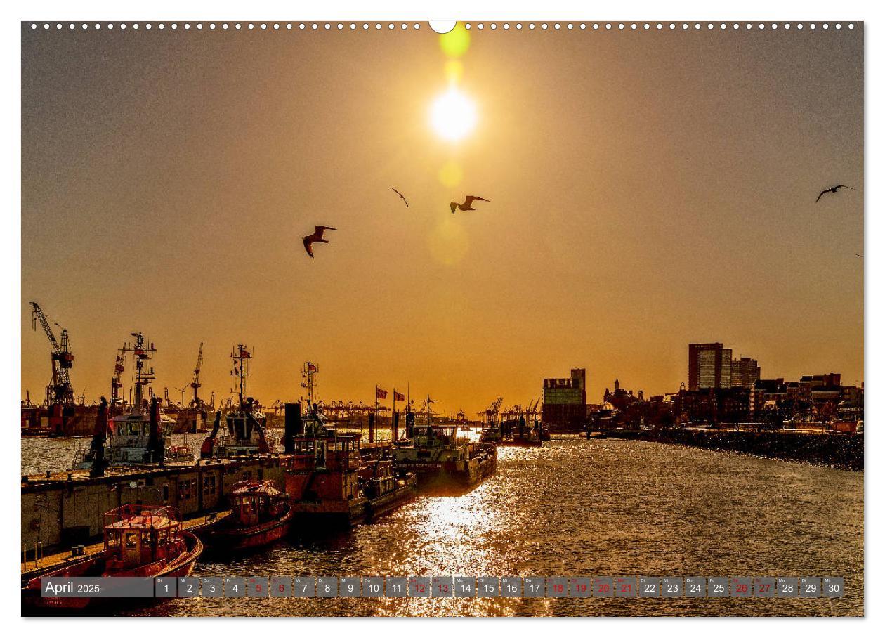 Bild: 9783435184538 | Hamburg City Vibes (Wandkalender 2025 DIN A2 quer), CALVENDO...