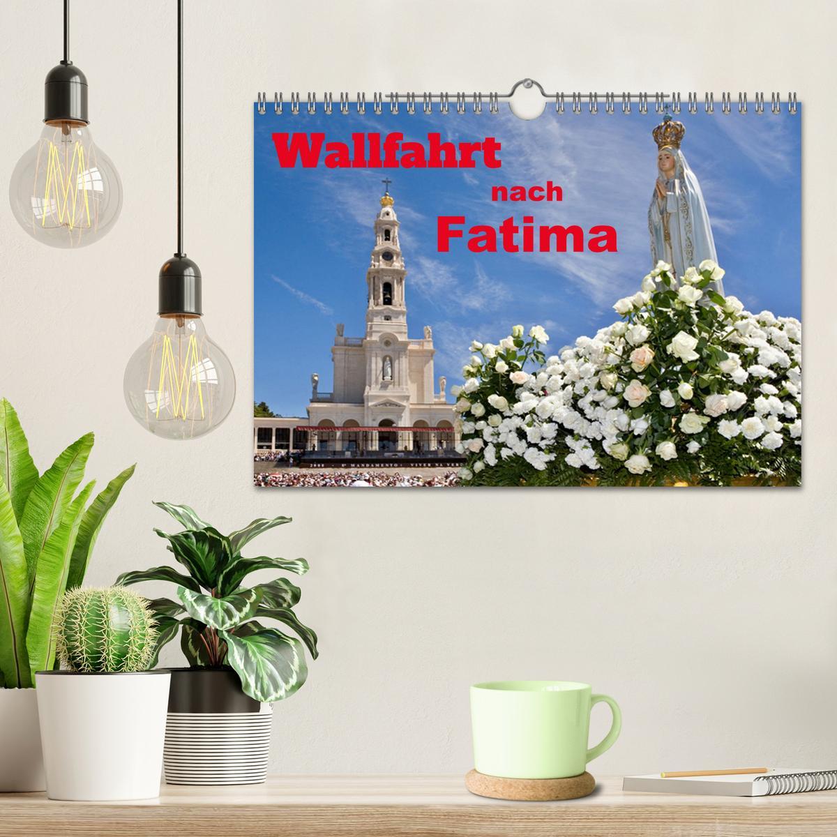 Bild: 9783435009312 | Wallfahrt nach Fatima (Wandkalender 2025 DIN A4 quer), CALVENDO...