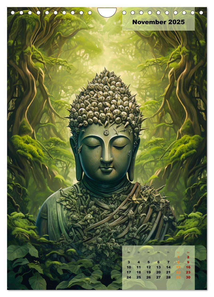 Bild: 9783435854455 | Jade Buddha - Finde die innere Mitte (Wandkalender 2025 DIN A4...