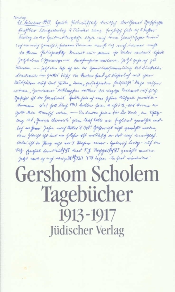 Cover: 9783633540914 | 1913-1917 | Gershom Scholem | Buch | EAN 9783633540914