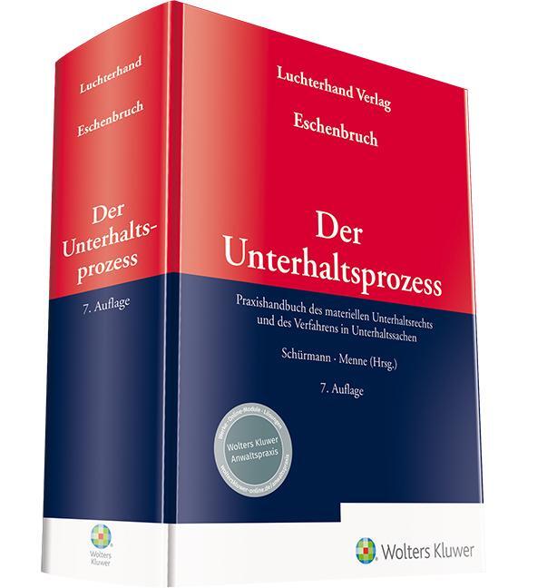 Cover: 9783472095248 | Eschenbruch, Der Unterhaltsprozess | Martin Menne (u. a.) | Buch | LXI