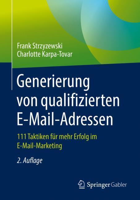 Cover: 9783658267544 | Generierung von qualifizierten E-Mail-Adressen | Strzyzewski (u. a.)