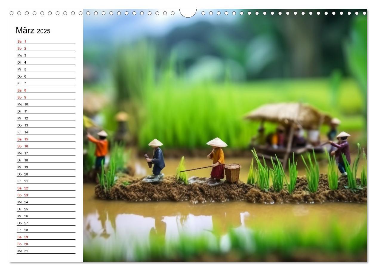 Bild: 9783383904134 | Miniatur Weltreise (Wandkalender 2025 DIN A3 quer), CALVENDO...