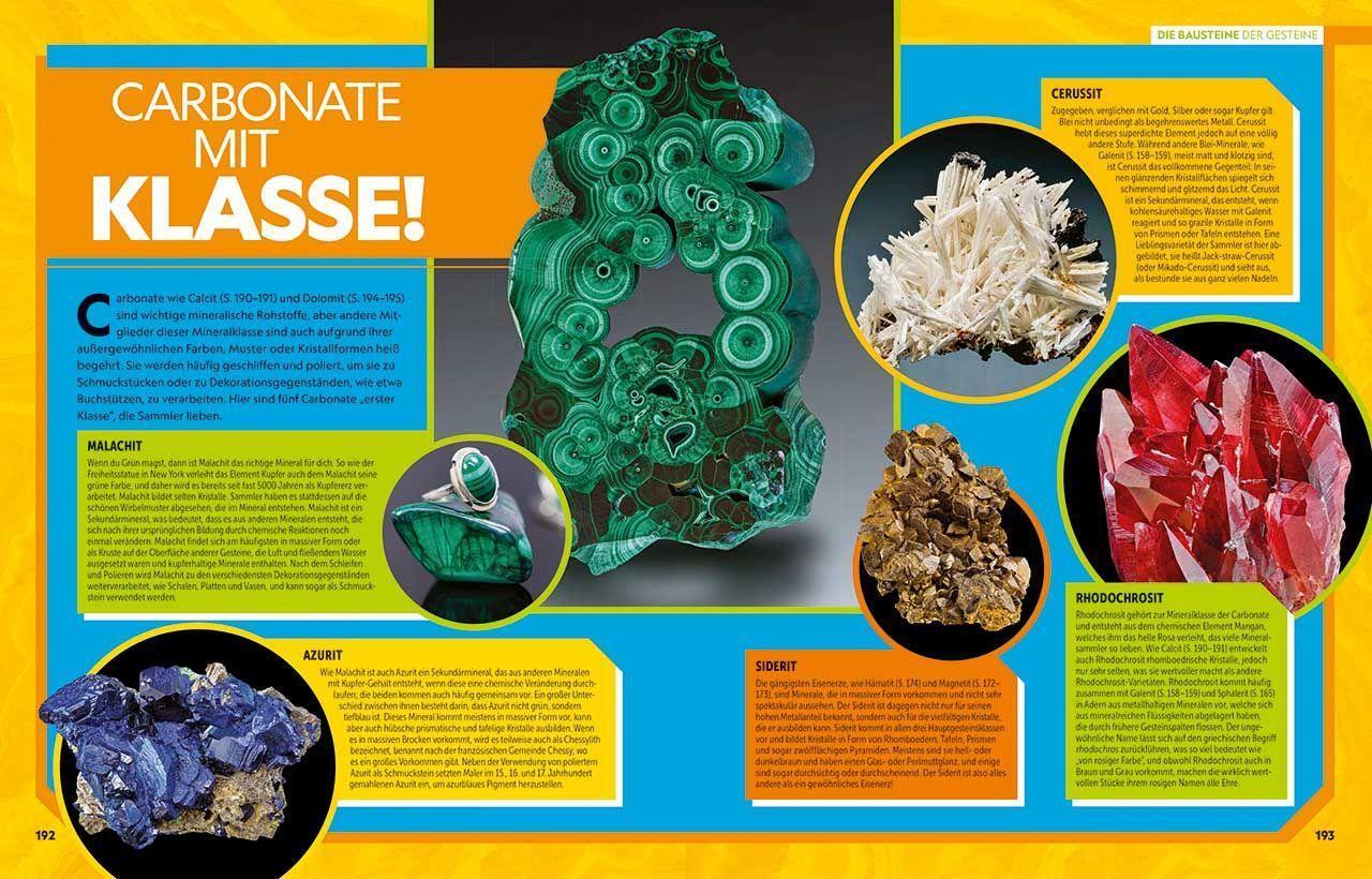 Bild: 9788863124934 | Das ultimative Buch der Steine & Mineralien | National Geographic Kids