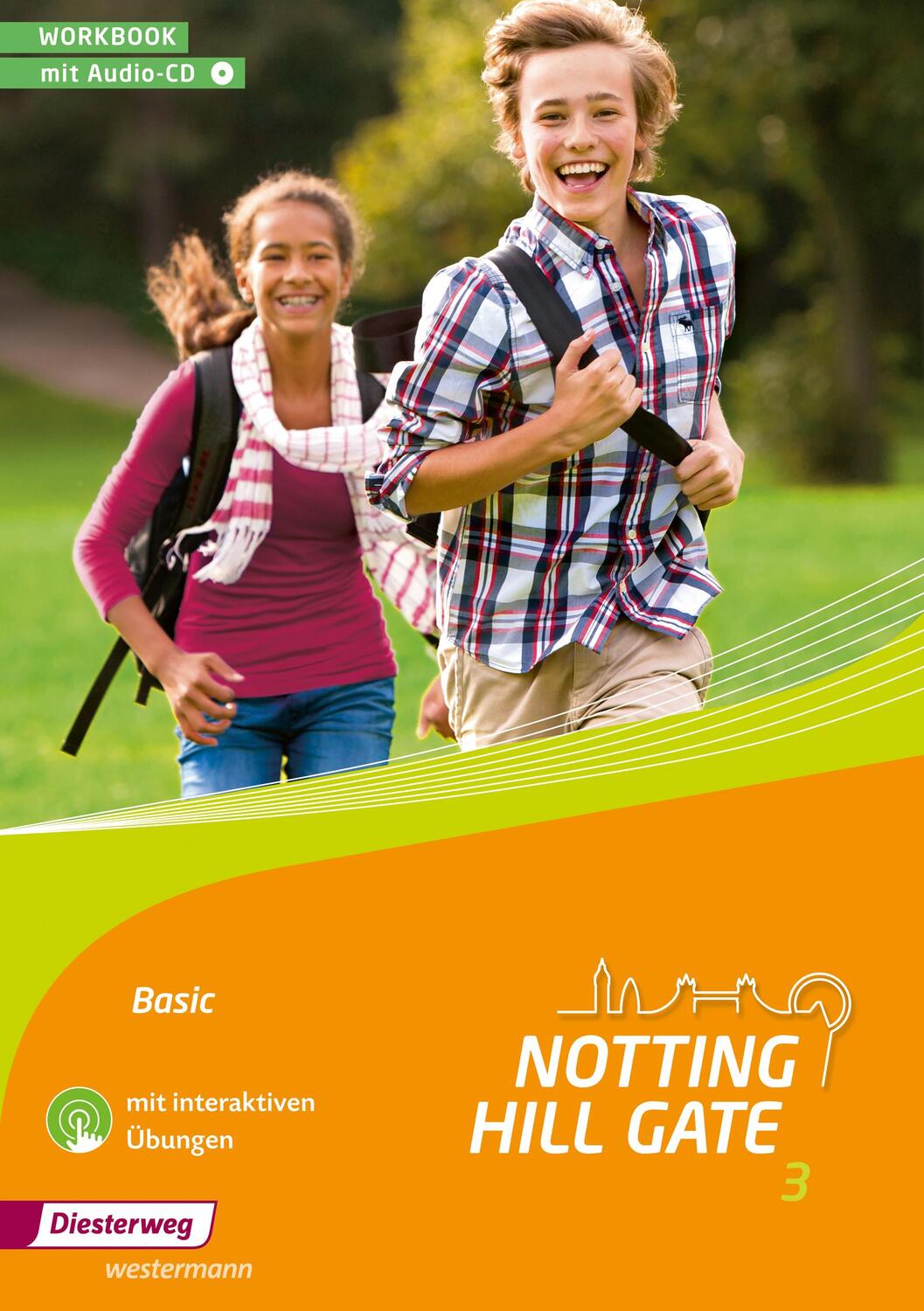 Cover: 9783141453485 | Notting Hill Gate 3. Workbook Basic mit Audio-CD und interaktiven...