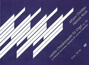 Cover: 9790007029036 | Leichte Choralvorspiele op.105 für Orgel | Rinck | Buch | 2003