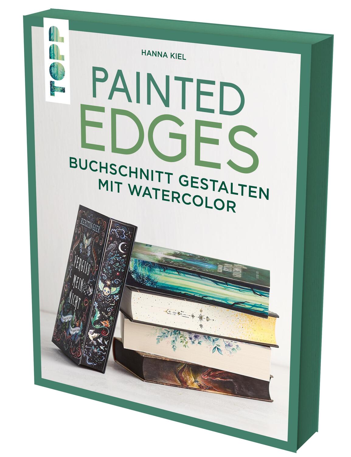 Cover: 9783735880642 | Painted Edges | Buchschnitt gestalten mit Watercolor | Hanna Kiel