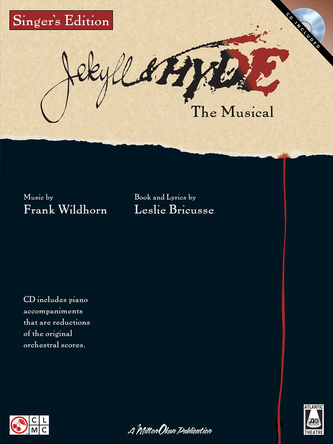 Cover: 884088508951 | Jekyll &amp; Hyde - The Musical: Singer's Edition | Bricusse | Vocal Piano