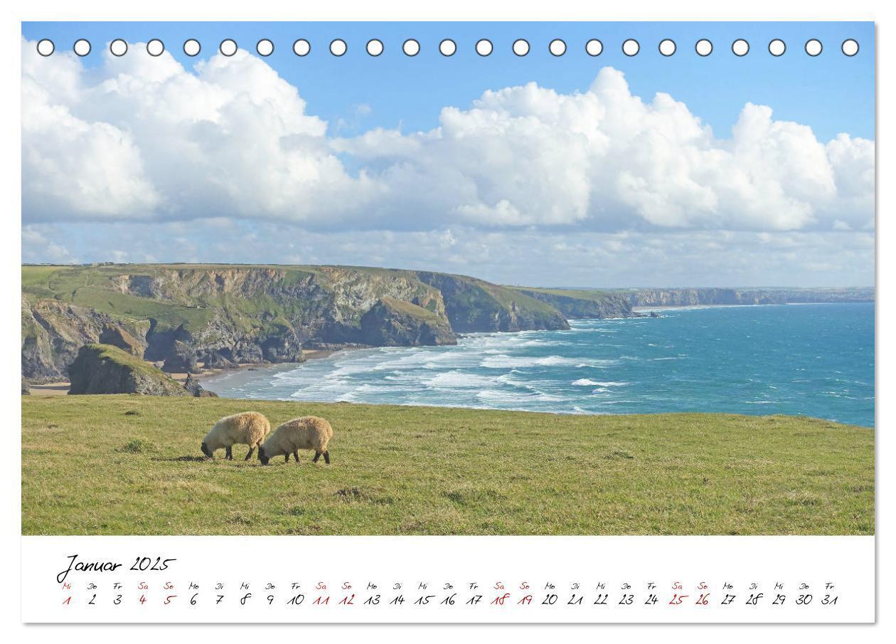 Bild: 9783435315925 | Cornwall. Der malerische Südwesten Englands (Tischkalender 2025 DIN...