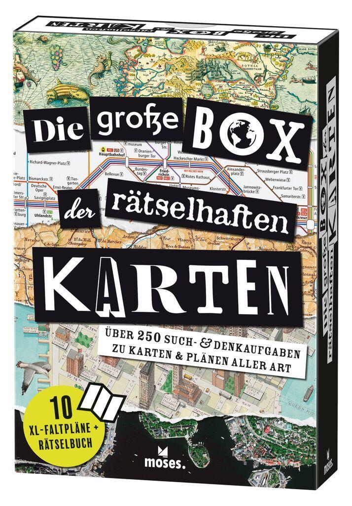 Cover: 9783964552013 | Die große Box der rätselhaften Karten | Elke Vogel | Taschenbuch