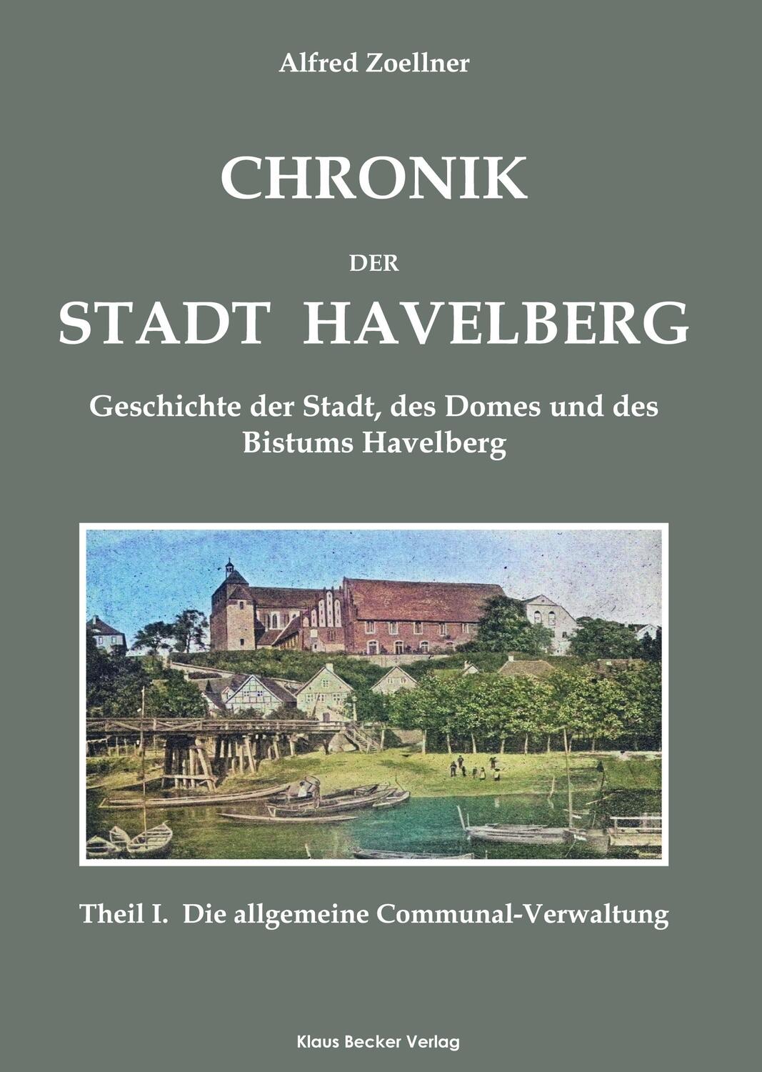 Cover: 9783883723969 | Chronik der Stadt Havelberg, Band I; Chronicle of the City of...