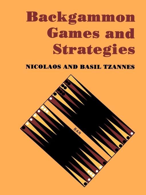 Cover: 9780595005376 | Backgammon Games and Strategies | Nicolaos S. Tzannes (u. a.) | Buch