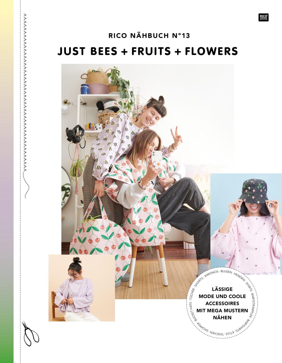Cover: 9783960165095 | Rico Nähbuch N. 13 Just Bees + Fruits + Flowers | KG | Buch | Deutsch